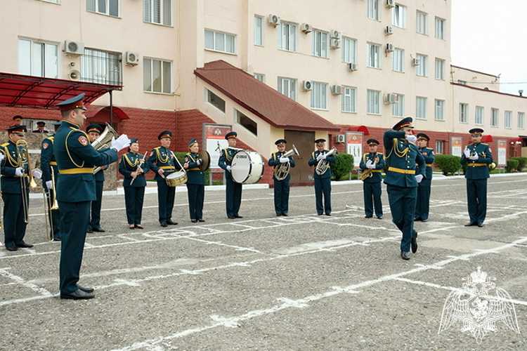 Махачкалинское соединение Росгвардии отметило 29-ю годовщину образования