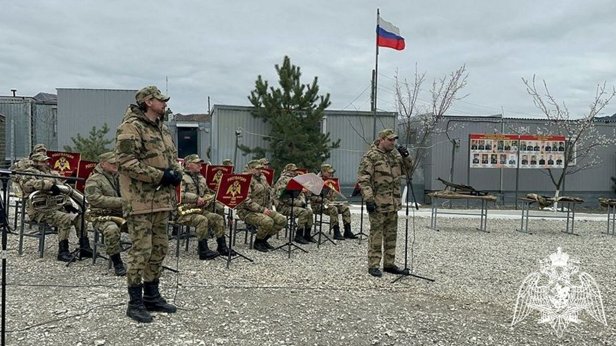 В Дагестане прошли концерты ведомственного оркестра ко Дню Росгвардии