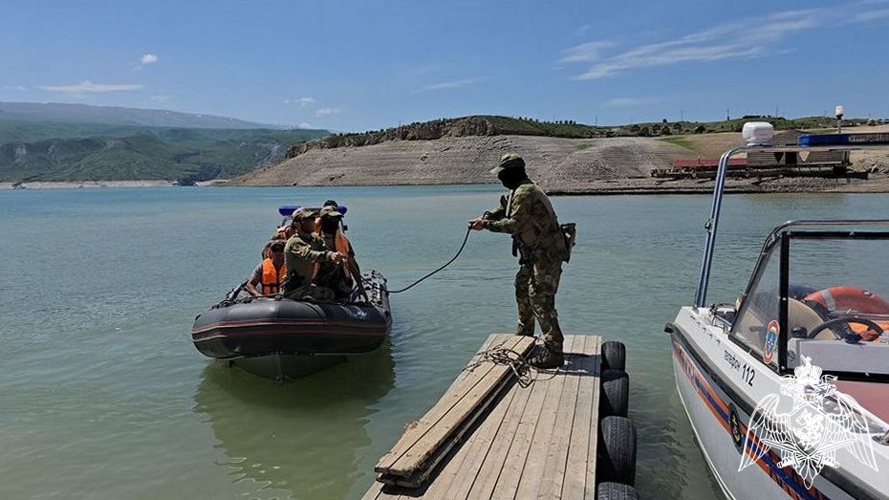 При участии Росгвардии на Чиркейском водохранилище в Дагестане прошли профилактические мероприятия 