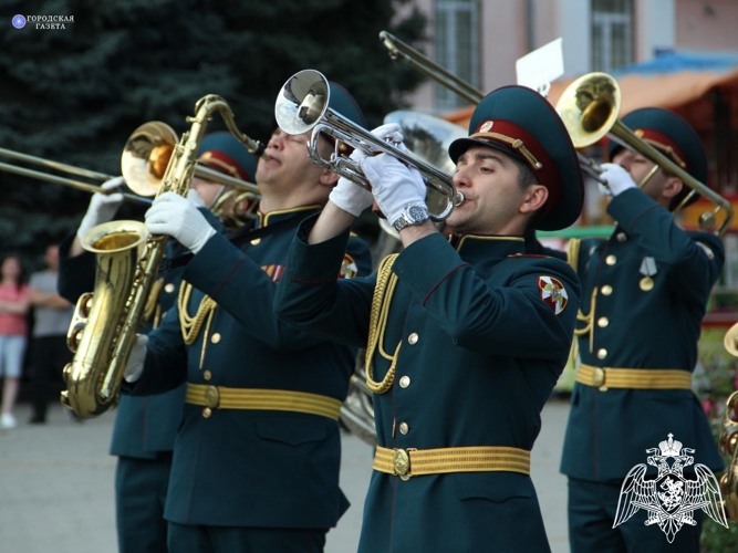 Военный оркестр махачкалинского соединения Росгвардии стал участником фестиваля «Музыка. Кавказ. И блеск военной меди!..»