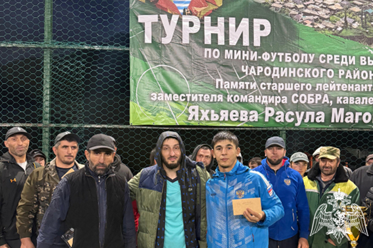 В горном районе Дагестана прошел футбольный турнир памяти сотрудника СОБР «Ястреб – Каспий»