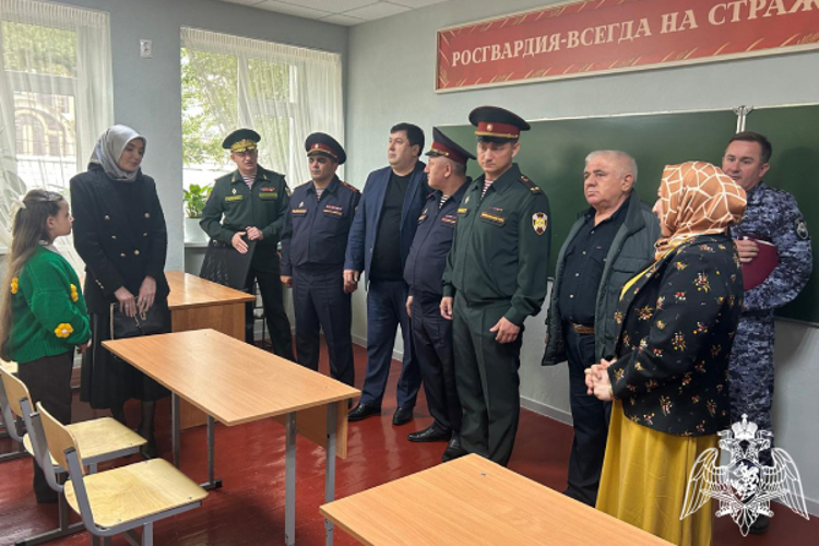 Профильный класс Росгвардии открыт в Дагестане