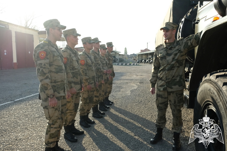 Курсанты военной академии Росгвардии прошли стажировку в Дагестане