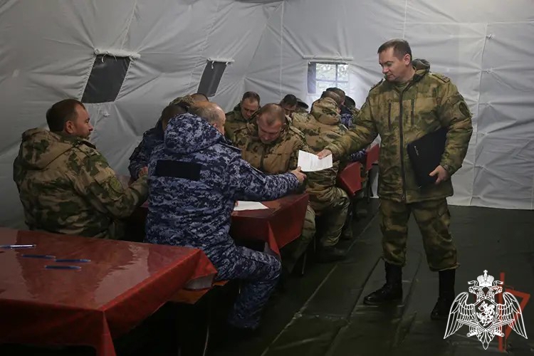 Руководитель дагестанского управления Росгвардии принял участие в  итоговом военном совете Северо-Кавказского ордена Жукова округа Росгвардии