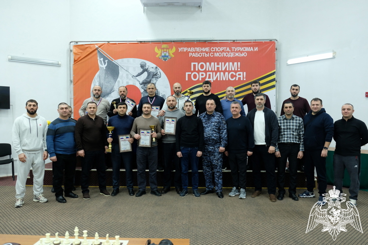 Лучшие шахматисты среди росгвардейцев определились в Дагестане