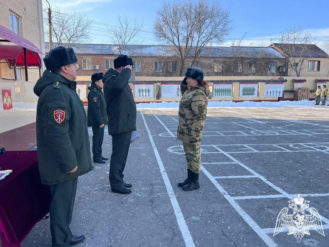 Кизлярский батальон махачкалинского соединения Росгвардии отметил годовщину образования