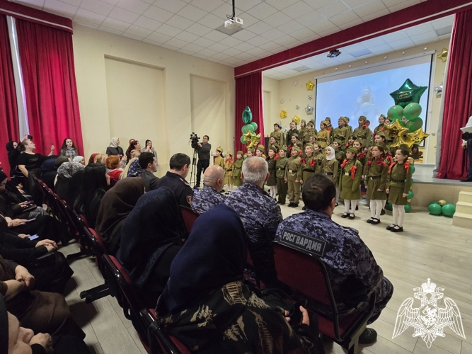 В Дагестане росгвардейцы отметили День защитника Отечества