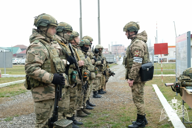 Курсанты Росгвардии завершили стажировку в Дагестане