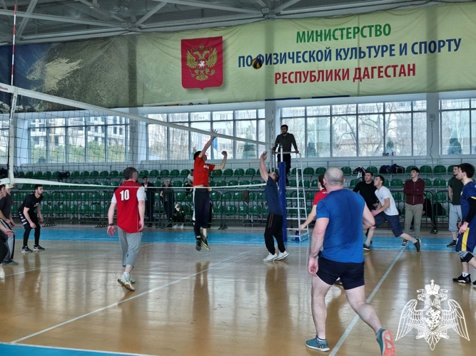 В Дагестане прошел волейбольный турнир среди росгвардейцев