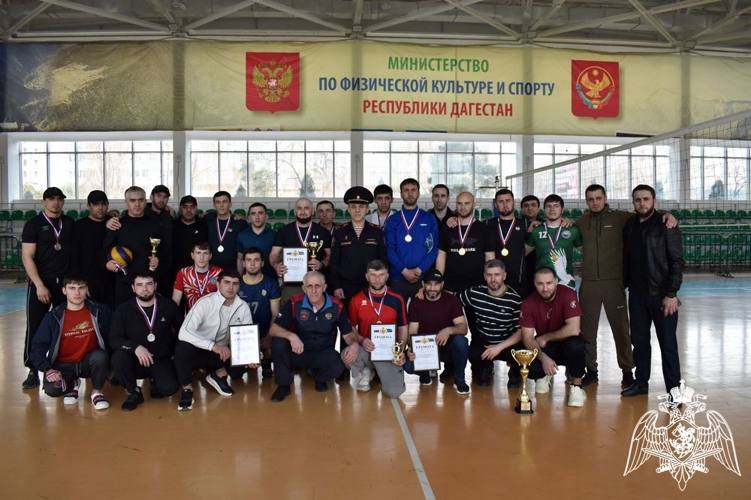 В Дагестане прошел волейбольный турнир среди росгвардейцев