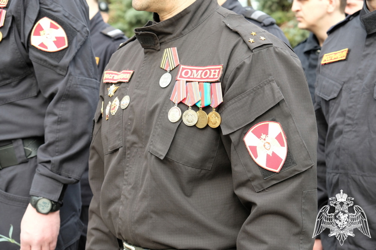 В День Росгвардии в Дагестане почти память павших воинов правопорядка