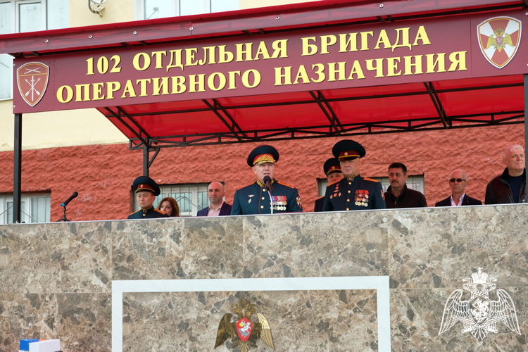 Махачкалинское соединение Росгвардии отметило 30-ю годовщину образования