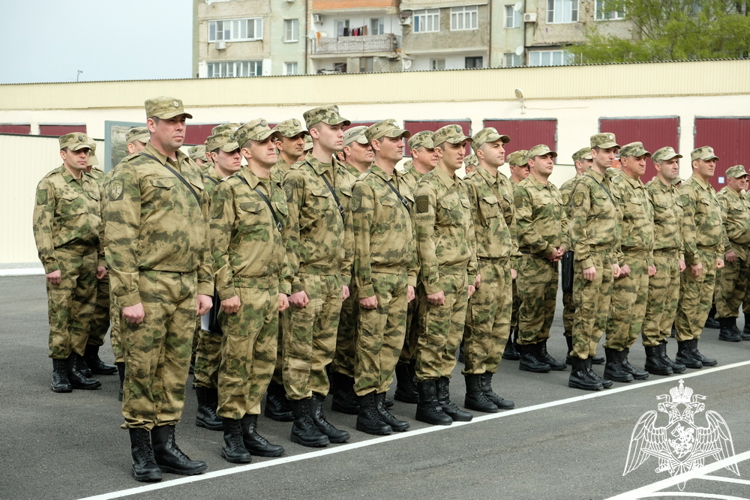 Махачкалинское соединение Росгвардии отметило 30-ю годовщину образования