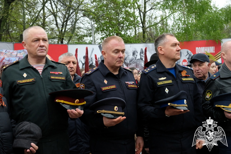 Представители Росгвардии в Дагестане стали участниками акции «Вахта памяти»