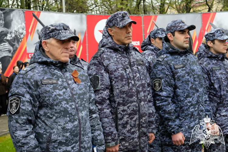 Представители Росгвардии в Дагестане стали участниками акции «Вахта памяти»