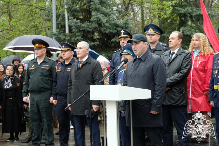 Представители Росгвардии в Дагестане стали участниками акции «Вахта памяти»