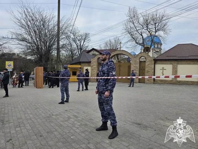 Росгвардия обеспечила безопасность во время празднования Пасхи в Дагестане