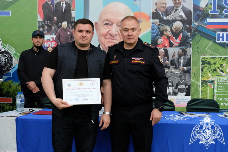 Чемпионат по футболу среди учащихся профильных классов Росгвардии прошел в Дагестане