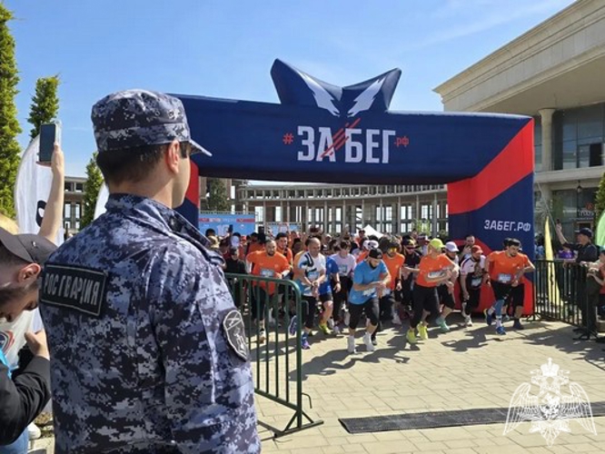 Росгвардейцы обеспечили правопорядок при проведении Всероссийского полумарафона в Дагестане