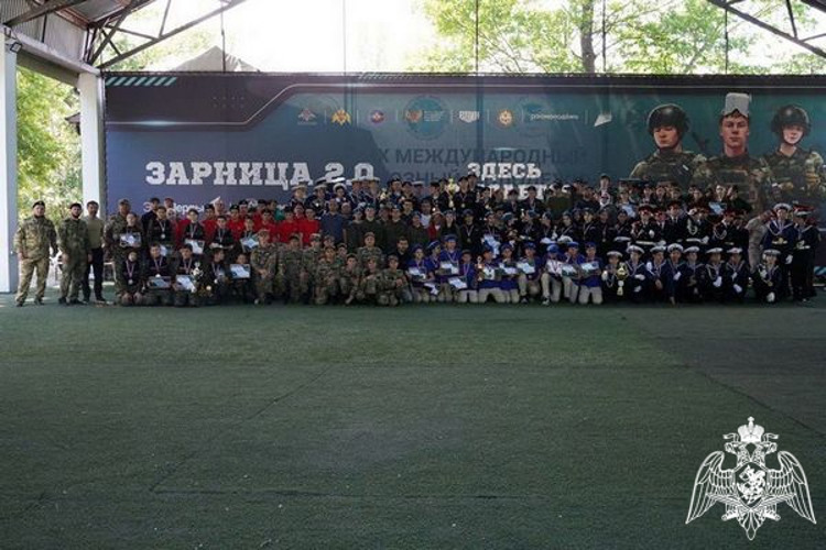 В Дагестане росгвардейцы приняли участие в проведении военно-патриотической игры «Зарница 2.0»