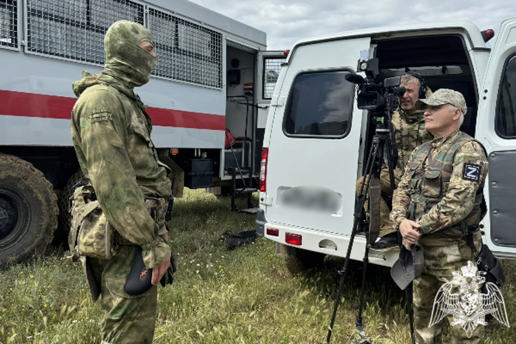 Съемочная группа телеканала «НТВ» побывала в дагестанском ОМОН «Горец»