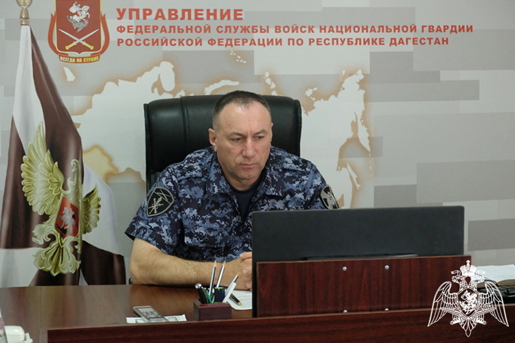 В Управлении Росгвардии по Республике Дагестан подвели итоги служебно-боевой деятельности за первое полугодие