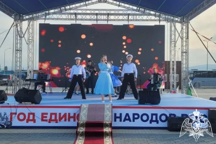 В Дагестане прошли концерты ансамбля песни и пляски Северо-Кавказского ордена Жукова округа Росгвардии