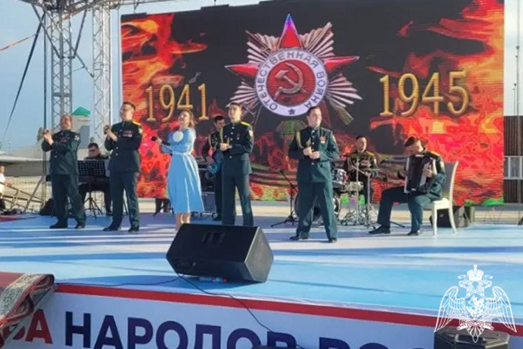 В Дагестане прошли концерты ансамбля песни и пляски Северо-Кавказского ордена Жукова округа Росгвардии