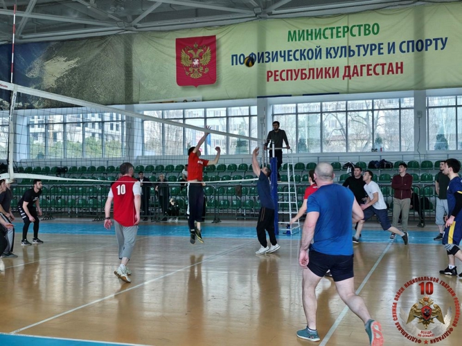 В Дагестане прошел волейбольный турнир среди росгвардейцев