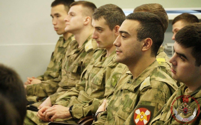 В Дагестане офицер Росгвардии стал участником проекта «Диалоги с Героями»