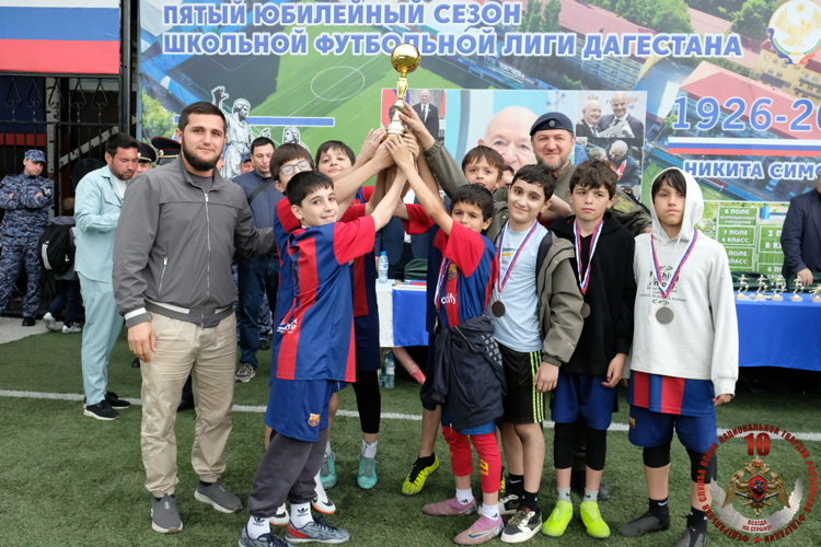 Чемпионат по футболу среди учащихся профильных классов Росгвардии прошел в Дагестане