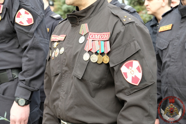В День Росгвардии в Дагестане почти память павших воинов правопорядка