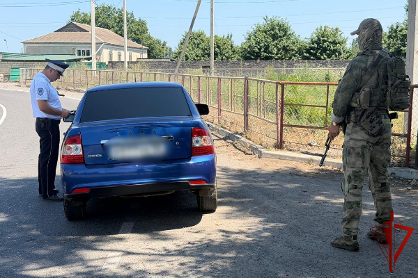 В Дагестане при участии Росгвардии обнаружены автомобили и задержаны правонарушители, находящиеся в розыске