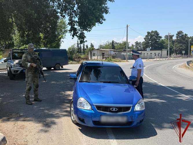 В Дагестане при участии Росгвардии обнаружены автомобили и задержаны правонарушители, находящиеся в розыске