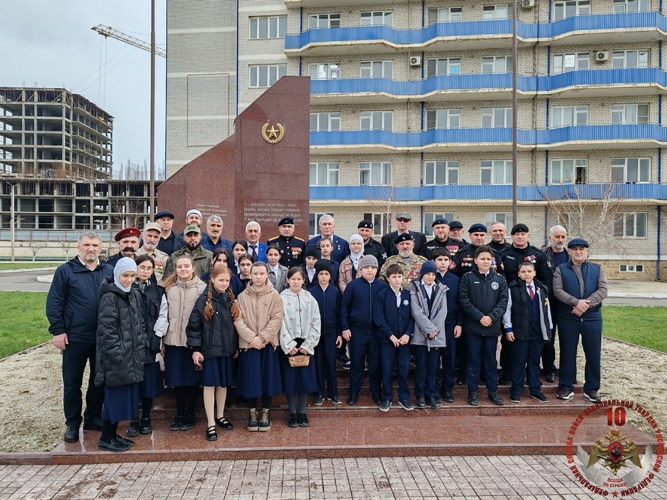 В День Росгвардии в Дагестане почти память павших воинов правопорядка