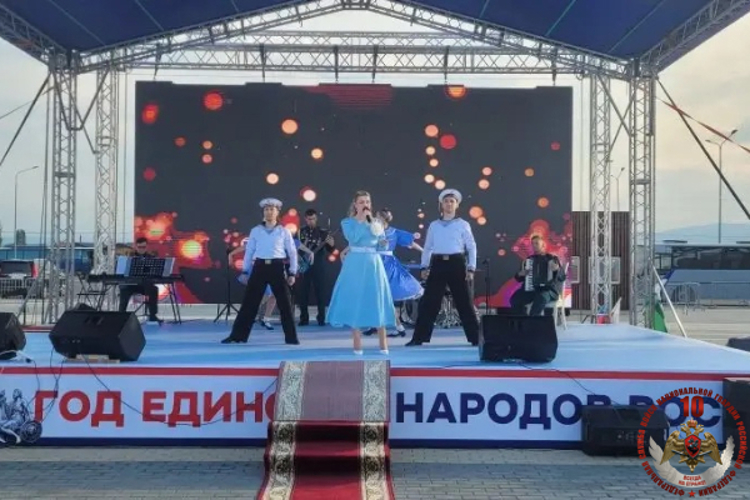 В Дагестане прошли концерты ансамбля песни и пляски Северо-Кавказского ордена Жукова округа Росгвардии