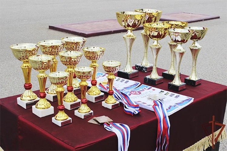 Росгвардейцы из Дагестана стали серебряными призерами окружного чемпионата по летнему офицерскому троеборью