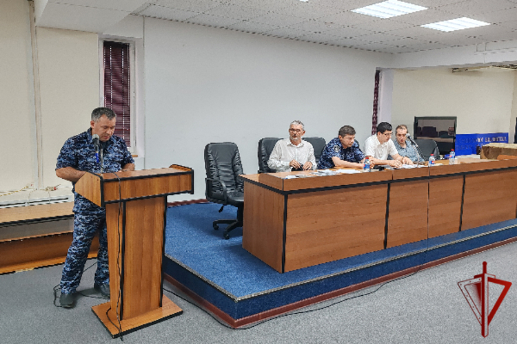 В Дагестане Росгвардия провела заседание Координационного совета по вопросам частной охранной деятельности