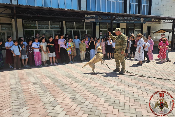 Акция «Каникулы с Росгвардией» прошла в Сергокалинском районе Дагестана