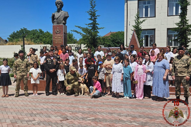 Акция «Каникулы с Росгвардией» прошла в Сергокалинском районе Дагестана
