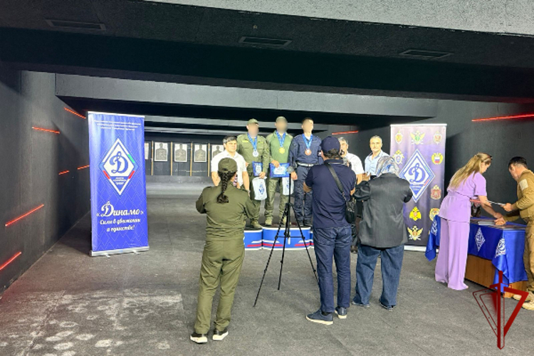 В Дагестане росгвардейцы завоевали золото на чемпионате общества «Динамо» по стрельбе