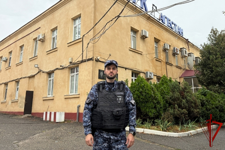 В Дагестане сотрудник Росгвардии предотвратил пожар на охраняемом объекте