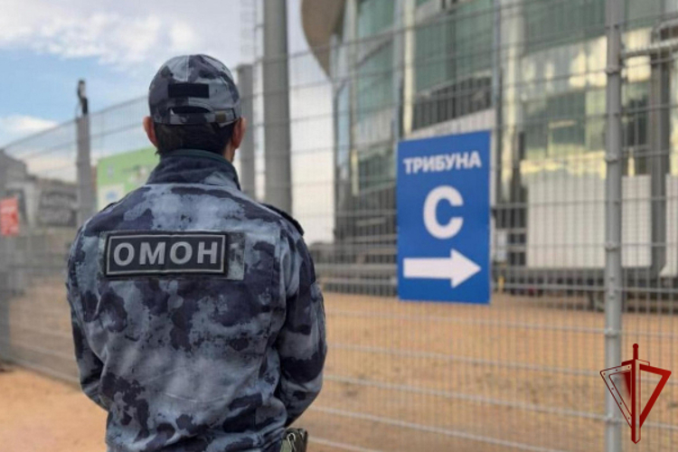 В Дагестане росгвардейцы обеспечили правопорядок на футбольном матче РПЛ