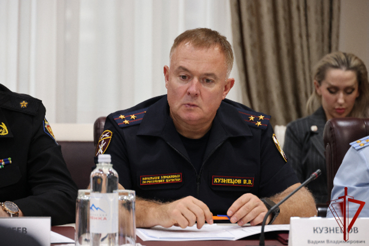 Руководитель дагестанского управления Росгвардии принял участие в заседании Комиссии по ЧС