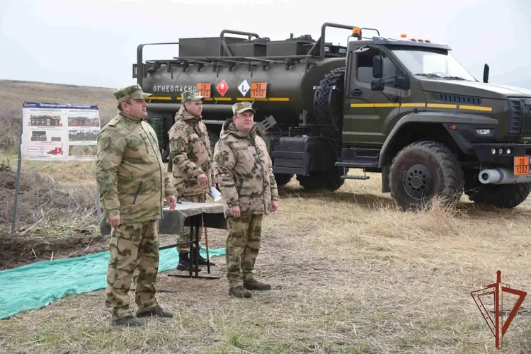 Сбор начальников служб горючего и смазочных материалов Северо-Кавказского округа Росгвардии завершился в Чеченской Республике