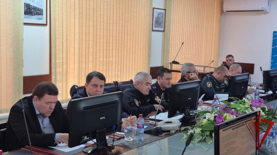 В Дагестане росгвардейцы приняли участие во Всероссийской штабной тренировке по гражданской обороне. 