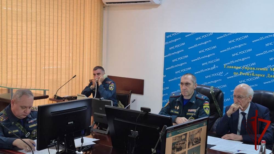 В Дагестане росгвардейцы приняли участие во Всероссийской штабной тренировке по гражданской обороне. 