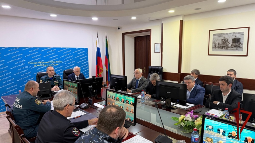 В Дагестане росгвардейцы приняли участие во Всероссийской штабной тренировке по гражданской обороне. 