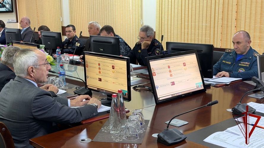 В Дагестане росгвардейцы приняли участие во Всероссийской штабной тренировке по гражданской обороне. 