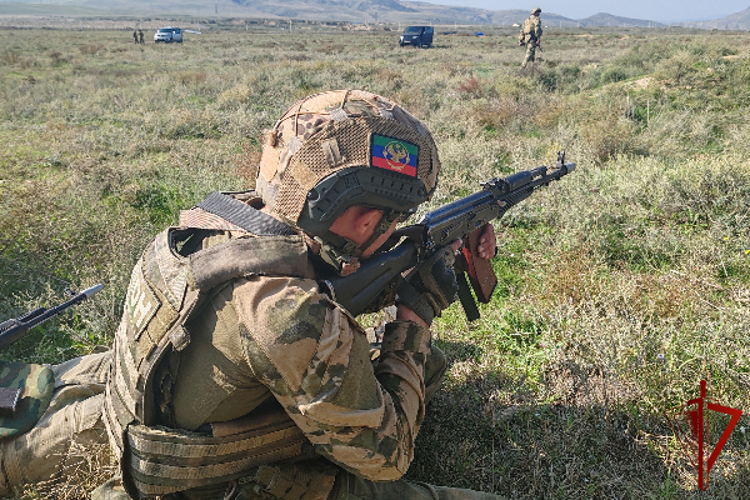 В Дагестане прошло тактико-специальное занятие спецподразделений Росгвардии
